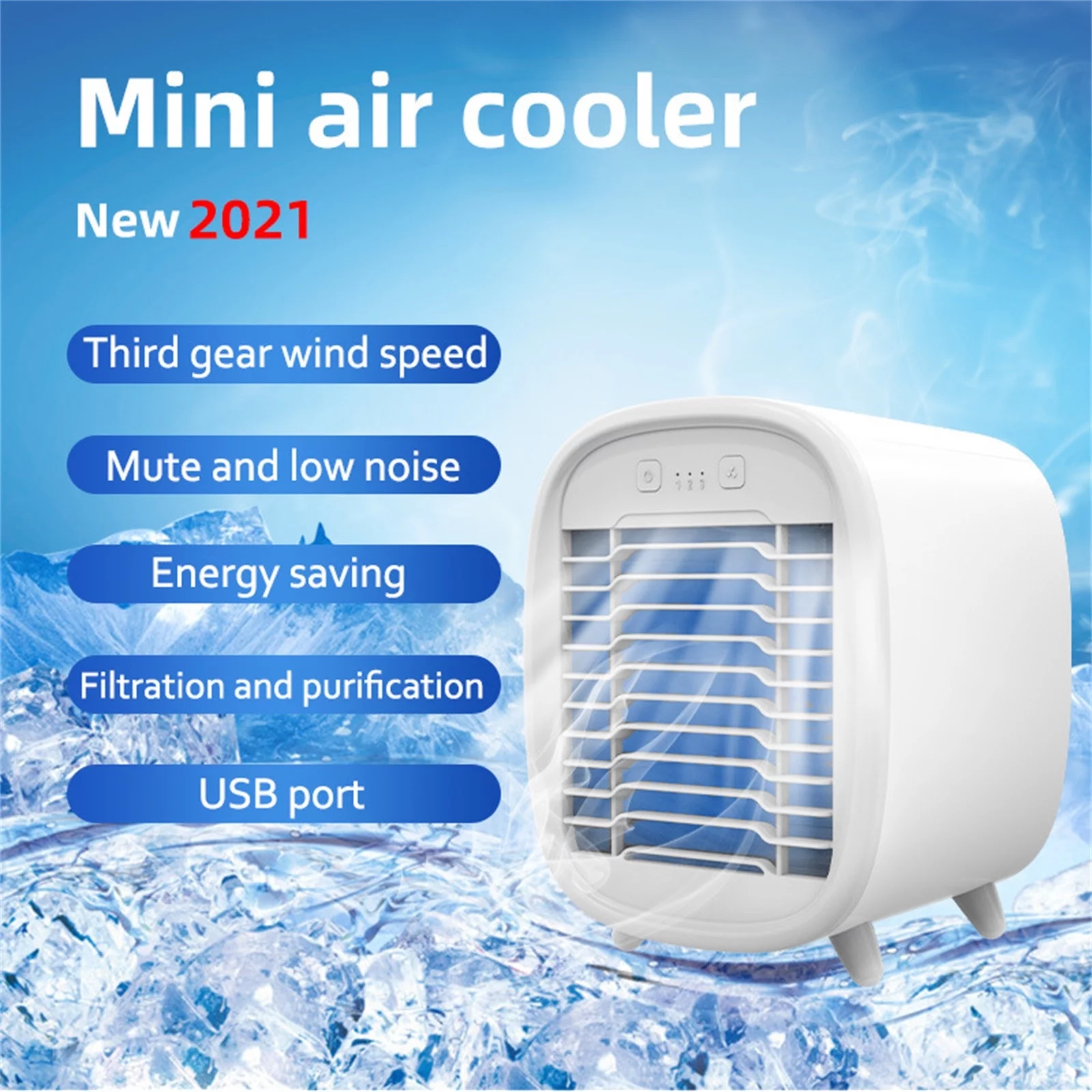 Portable Air Conditioners Small 3-in-1 Personal Air Cooler | Humidifier |