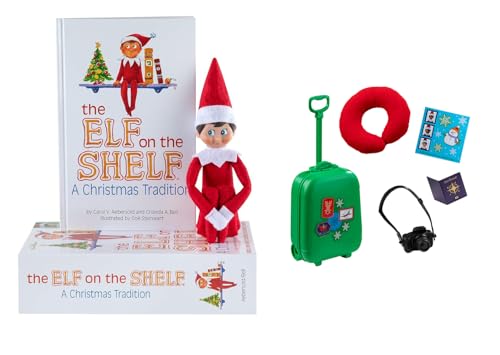 The Elf on the Shelf® Blue Eyed Boy & Polar Props™  Travel Set