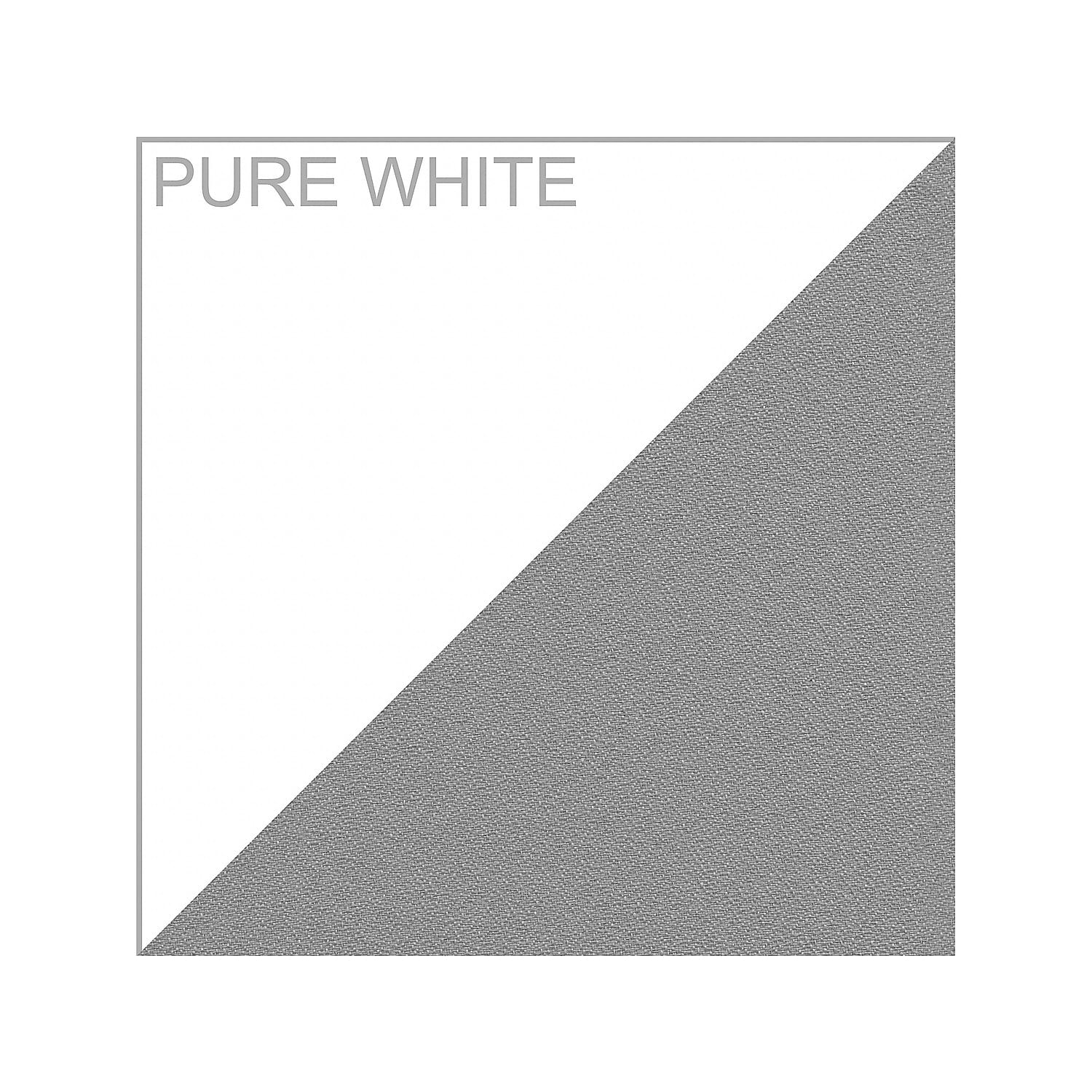 Easy Office 60W Cubicle Desk with 45H Closed Panels in White - Engineered Wood