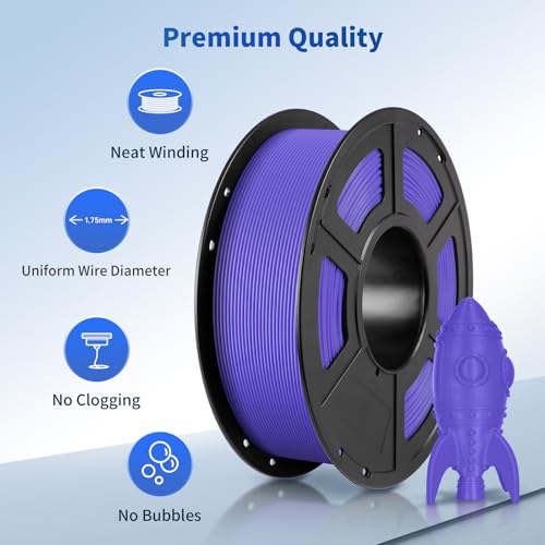 ANYCUBIC PLA Filament 1.75mm Bundle, 3D Printing PLA Filament 1.75mm Dimensional Accuracy +/- 0.02mm, 1KG Spool (2.2 lbs), 2KG Grey+Grey