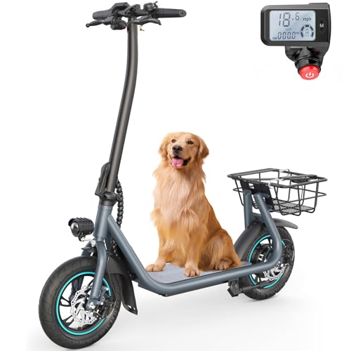 URBANMAX X2 Electric Scooter for Adults with Basket, 12