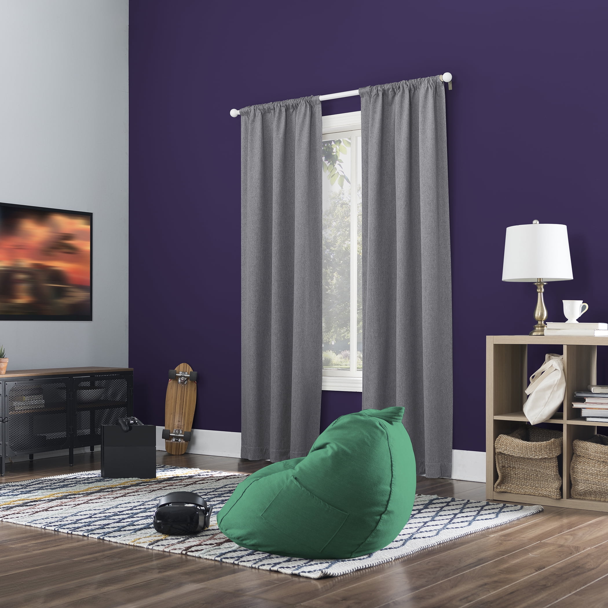 Sun Zero Jules 100% Blackout Rod Pocket 40