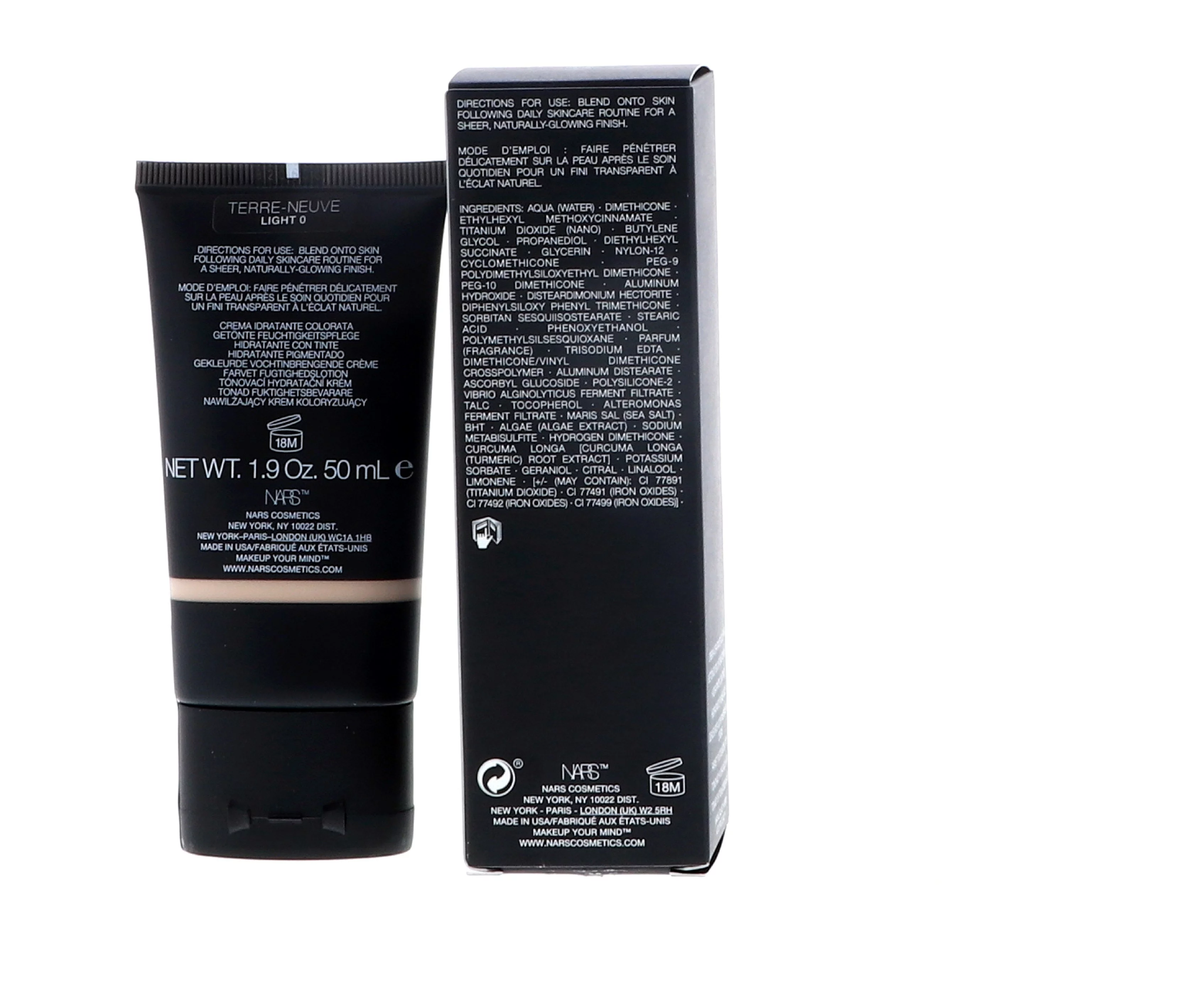 NARS Pure Radiant Tinted Moisturizer SPF 30 Light 0 Terre-Nueve 1.9 oz