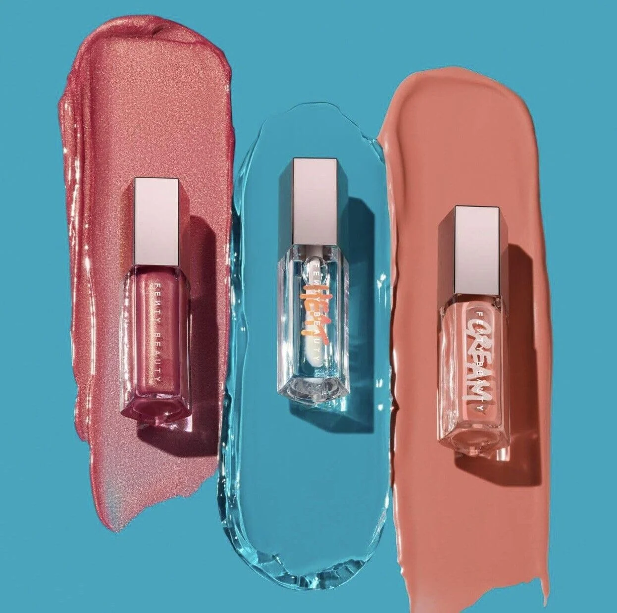 FENTY BEAUTY by Rihanna Glossy Posse Volume 6.0 Full Size Lip Gloss Bomb Trio