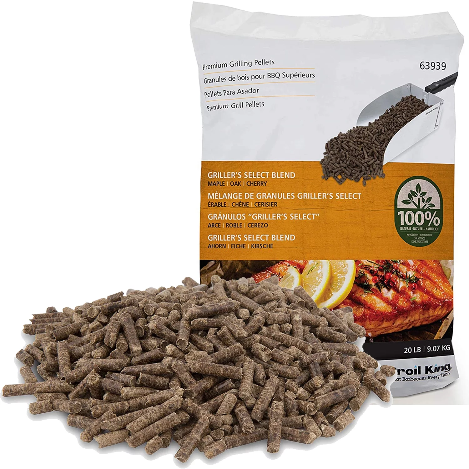 Broil King Griller's Select Blend Hardwood Grilling Pellets - 20 LB Bag (63939)