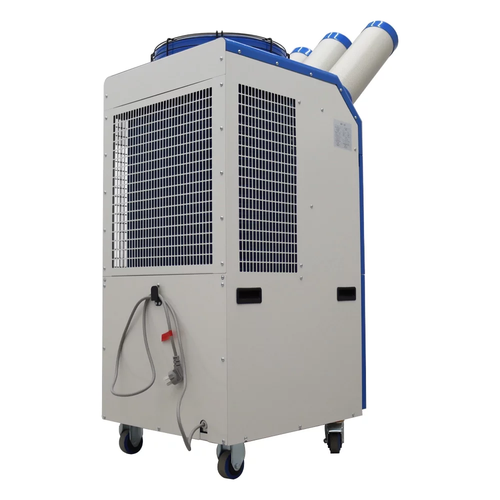 EQCOTWEA Industrial Spot Cooler Air Conditioner Cooling Aircon 220V Three Column 910m³/h Mobile