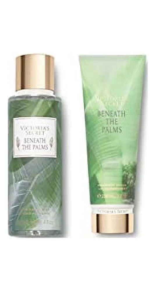Victoria's Secret Beneath The Palms Fragrance Mist and Body Lotion Gift Set (Beneath The Palms)