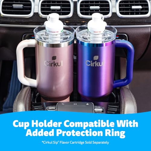 Cirkul 40oz. Carbon Stainless Steel Tumbler with Handle, All-Day StrawSip™, Double-Wall Insulated