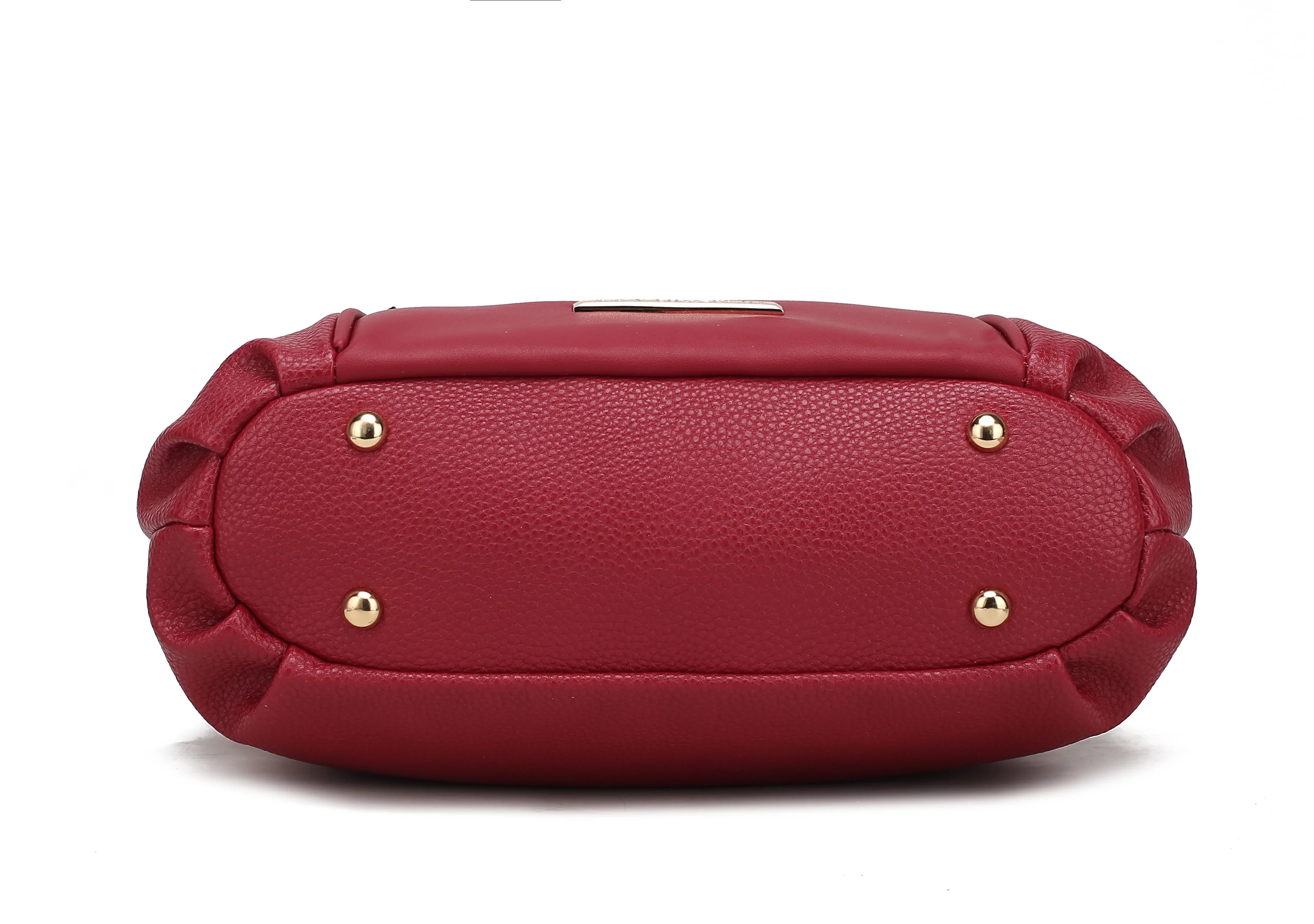 MKF Collection Lavinia Vegan Leather Womens Shoulder Handbag by Mia K