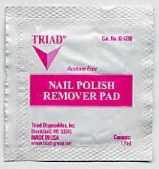Medical Action Industries Nail Polish Remover - MAI106200CS - 1000 Each / Case