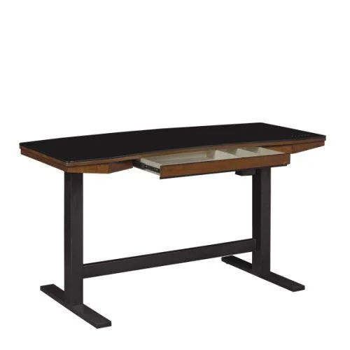 Twin Star Thoreau Adjustable Height Desk - Meridian Cherry