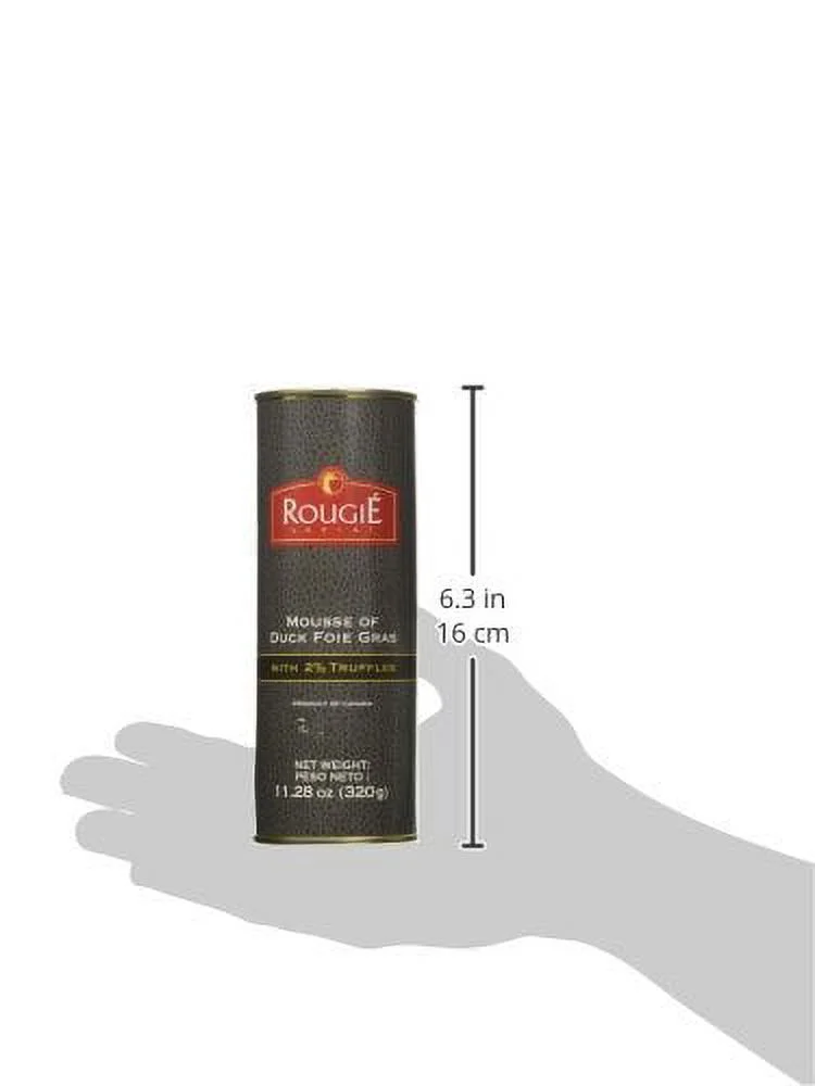 Mousse of Duck Foie Gras with 2% Truffle by Rougie (11.28 ounce)