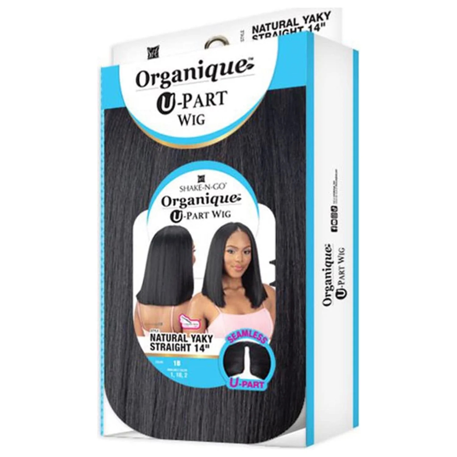 Organique U Part Wig Natural Yaky Straight (14