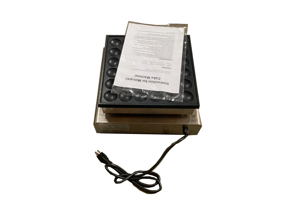 36 pcs Commercial Electric Mini Dutch Pancake Poffertjes Maker