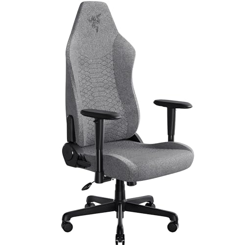 Razer Iskur V2 X Ergonomic Gaming Chair: Built-in Lumbar Support - Widened Seat Base - High Density Foam Cushions - Adjustable 152 Degree Recline - 2D Armrests - Plush Fabric Finish - Black