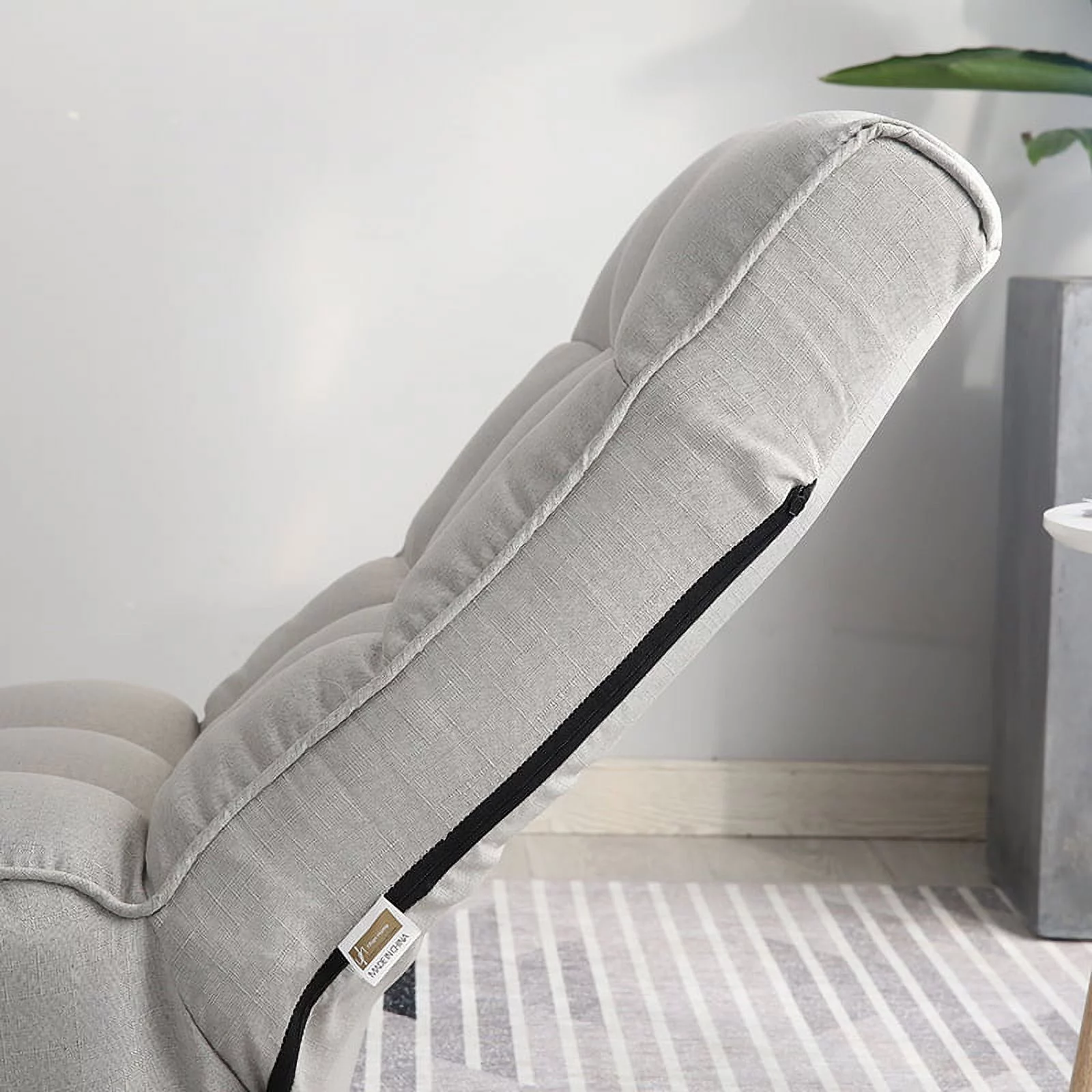 Abanopi Single sofa reclining chair Japanese chair lazy sofa tatami balcony reclining chair leisure sofa adjustable chair