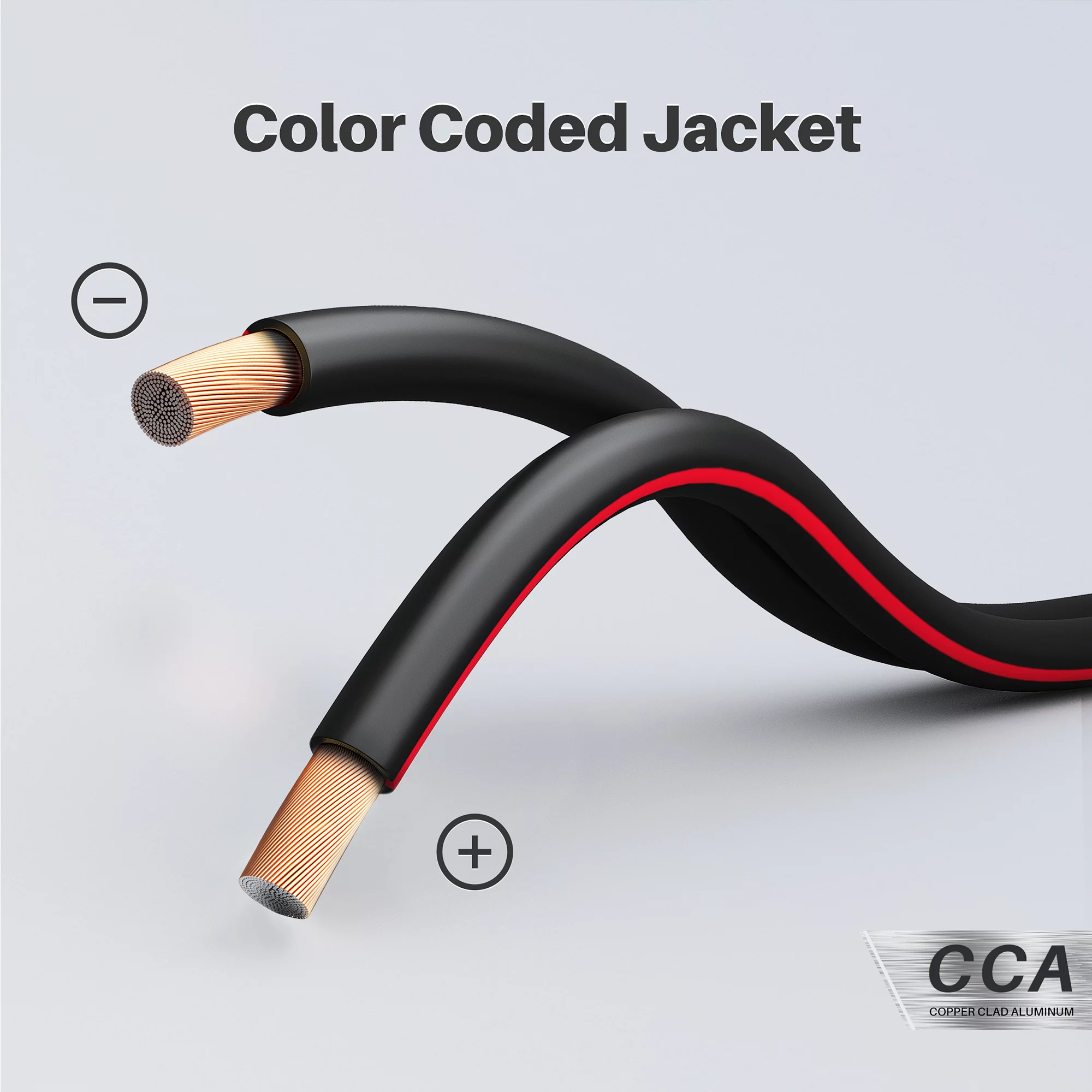 GearIT Pro Series 12 Gauge Speaker Wire Copper Clad Aluminum CCA Audio Cable, Black 200 ft