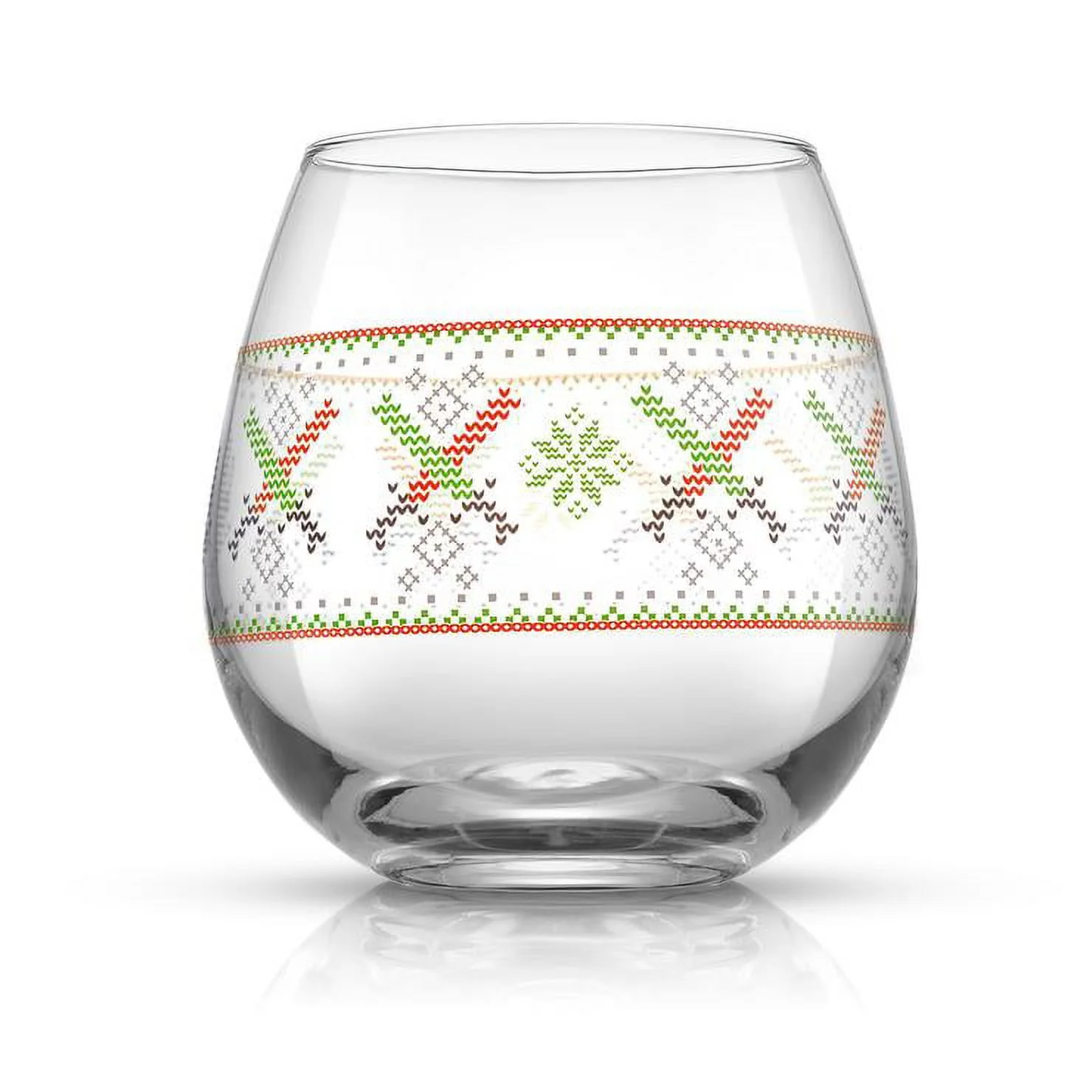NEW Star Wars Ugly Sweater Collection Stemless Drinking Glass - 15 oz - Set of 4 Holiday Gift Drinking Stemless Drinking Glasses