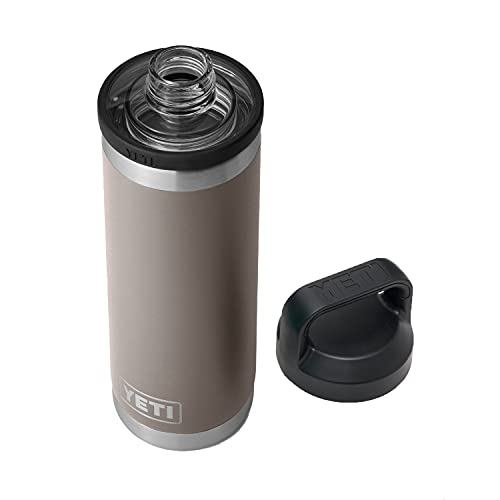 YETI Rambler 18 oz Bottle, Vacuum Insulated, Stainless Steel with Chug Cap, Sandstone Pink