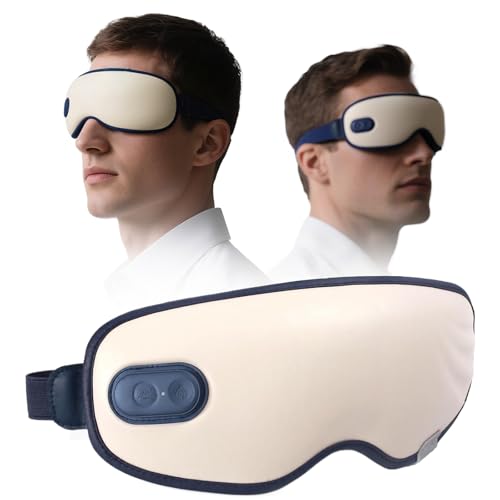 Eye Massager with Heat, Birthday Gifts for Women Men, Heated Eye Mask for Dry Eyes, Migraine Relief, Strain Relief, Improve Sleep, Gifts for Dad Mom Him Her Christmas Stocking Stuffers