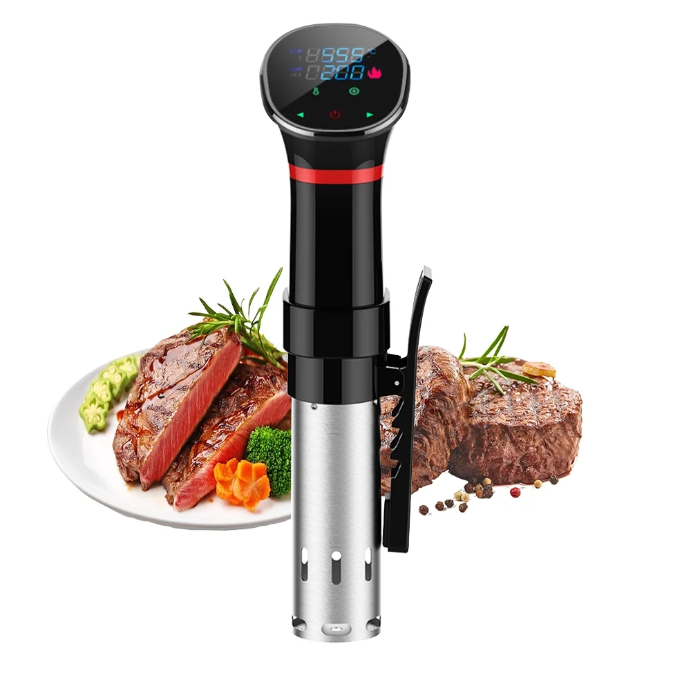 Sous Cooker Machine Immersion Circulator 1100 Watts LCD Digital Display Accurate Temperature and Time Control Waterproof Precision Sous Cooker