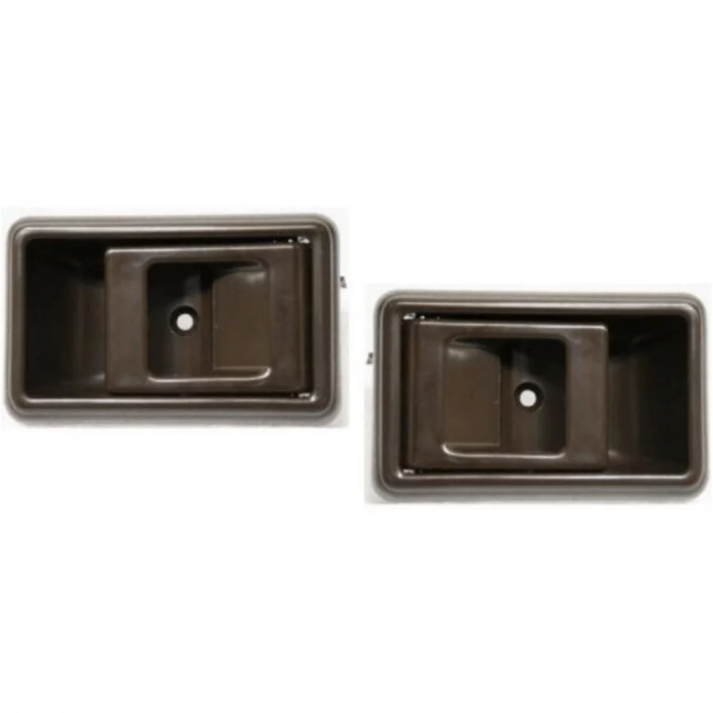 Teledu Door Handle Set For 2001-2004 Toyota Tacoma Front or Rear Textured Brown 2-Pcs