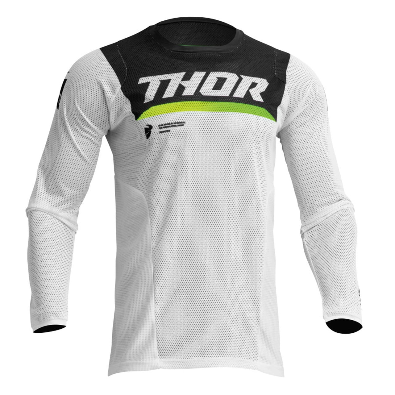 Thor 2024 Pulse Air Cameo Offroad Motocross Dirt Bike Jersey - White - Small