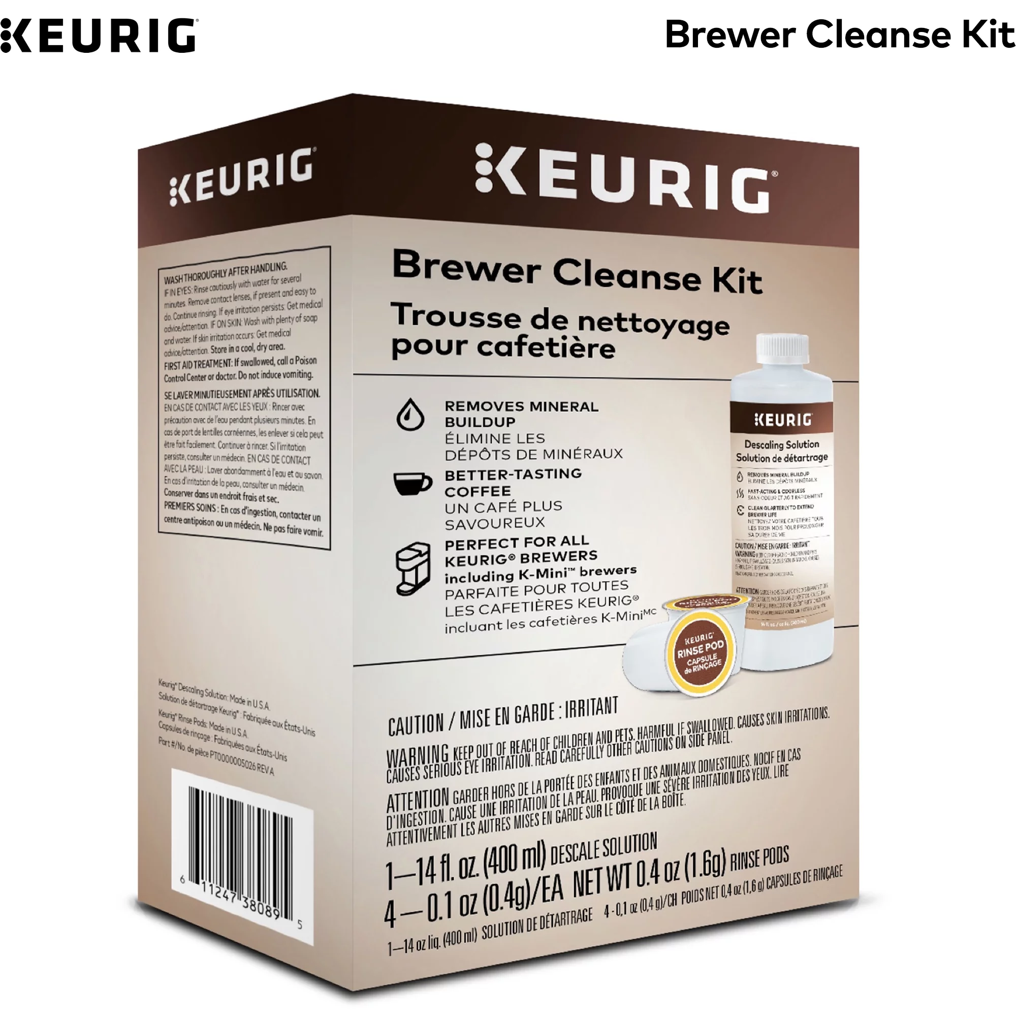 Keurig Brewer Cleanse Kit