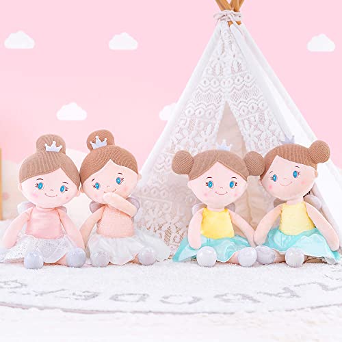 Gloveleya Baby Girl Gift First Baby Doll Plush Doll Print Sunflowers