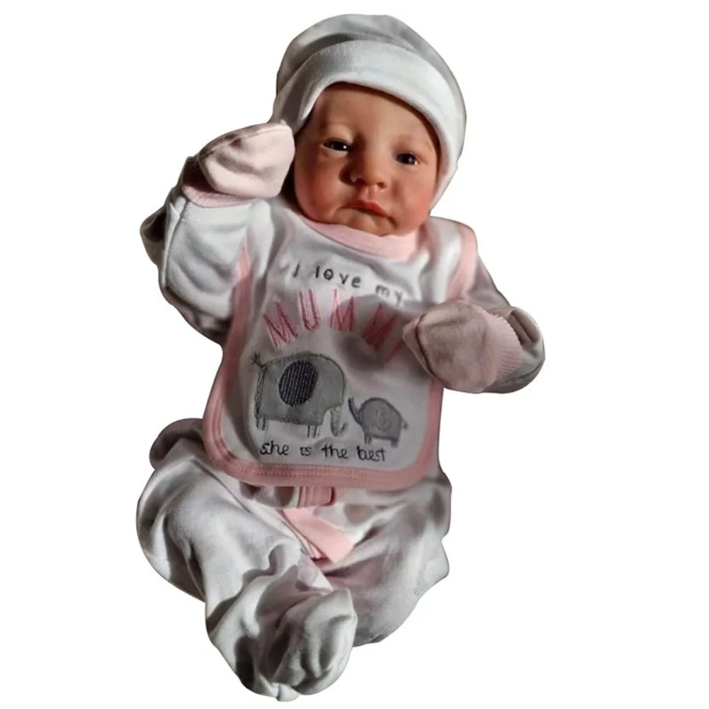 Lovely Real Reborn Baby Dolls 19 inch 49cm Lifelike Newborn Baby Dolls Realistic Looking Baby Doll Toy Gift