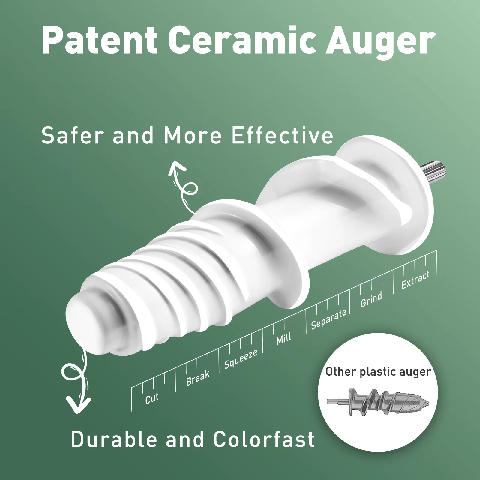 JOYOUNG Slow Juicer Machines Ceramic Auger, Slow Masticating Juicer Machines, Cold Press Juicer, Slow Juicer, Easy to Clean, Quiet Motor, BPA-Free Juicer Machines Vegetable and Fruit, Ice Cream.