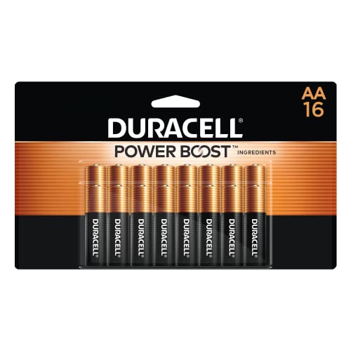 Duracell Coppertop AA Batteries with Power Boost Ingredients, 20 Count Pack Double A Battery with Long-lasting Power, Alkaline AA Battery for Household and Office Devices