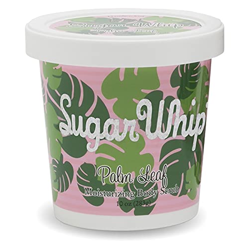 Primal Elements Sugar Scrub, Exfoliating Sugar Whip, Face and Body Cleanser, Moisturizer, Gingerbread, 10 oz Package