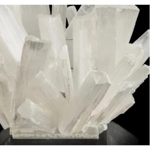 John-Richard Maggie Selenite Decorative Bowl - Natural Crystalline Material - Unique Imperfections - 8.5