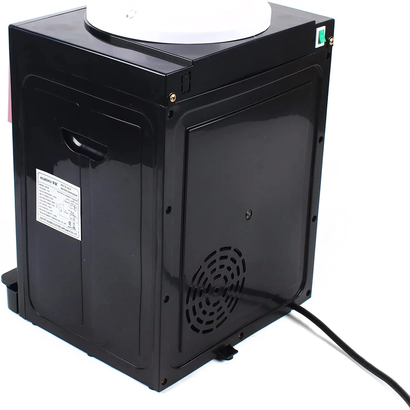 OUKANING Electric Desktop Water Cooler Dispenser Freestanding Hot&Cold Top Loading Home