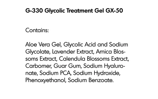 Glycolic Treatment Gel Gx-50 (G-330) | RAYA