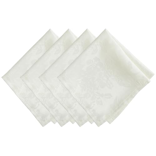 Elrene Home Fashions Poinsettia Elegance Jacquard Holiday Table Runner, 13