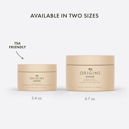 Origins Ginger Souffle Whipped Body Cream | Body Butter For Dry Skin | With Ginger