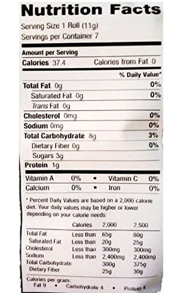 crunchy wheat roll snack, 2.7oz per pack, 12 packs