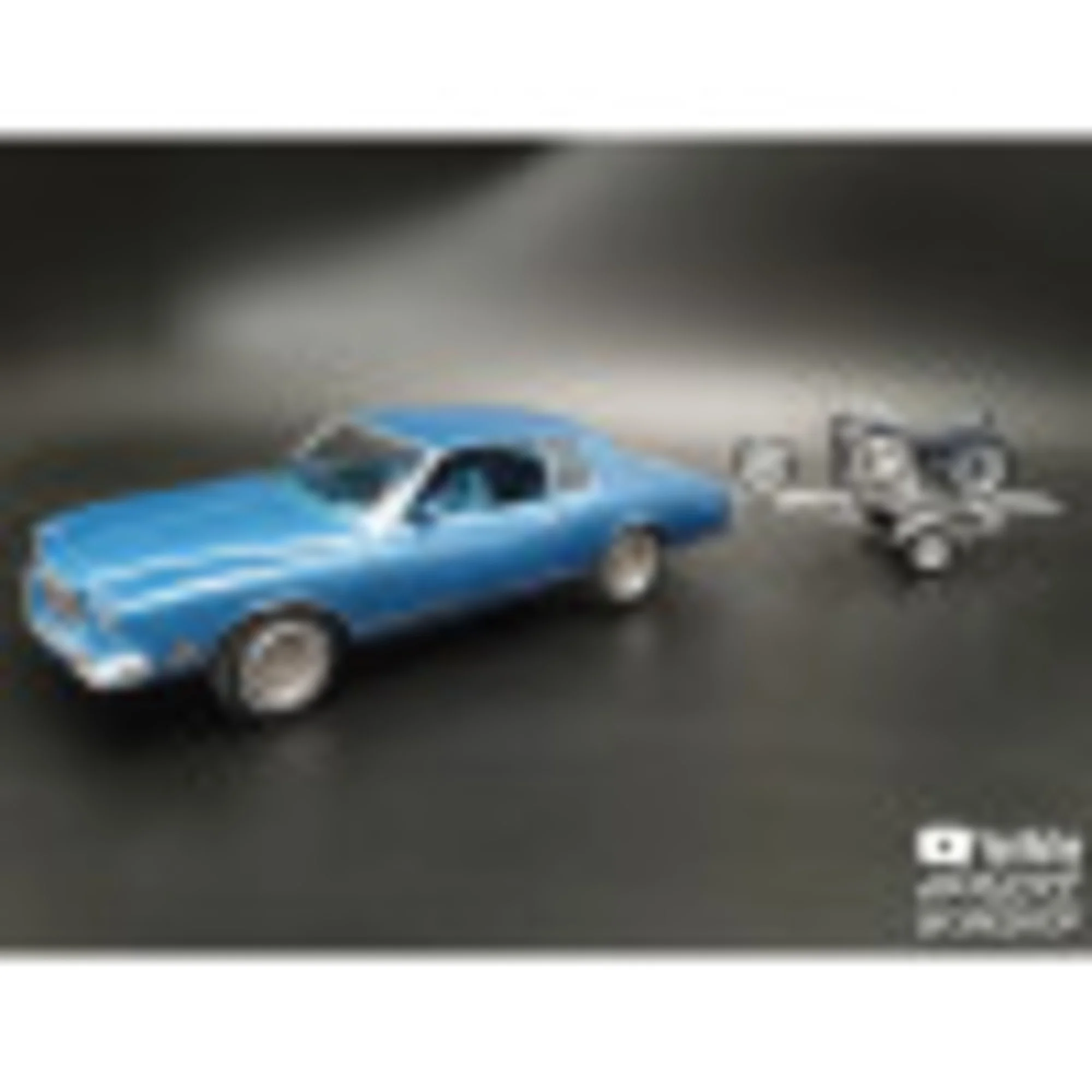 MPC: 1:25 Scale Model Kit - 1980 Chevy Monte Carlo Class Action - 110 Parts, Includes Chopper & Trailer, Unpainted Replica Classic Car Building Kit