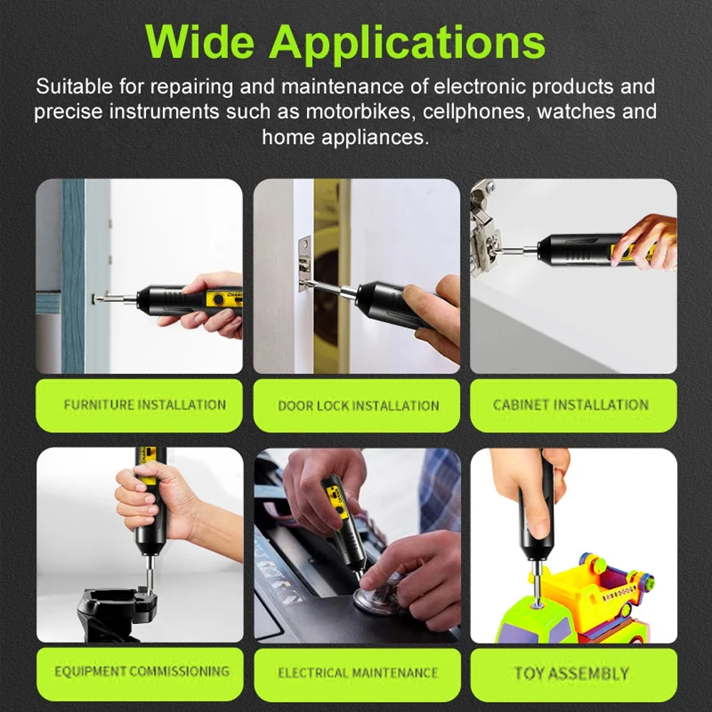 Dazzduo Electric screwdriver,Driver USB Tool Screw Driver USB Tool Set Computers Set USB Tool Set Set Screw Driver Precise Set Screw