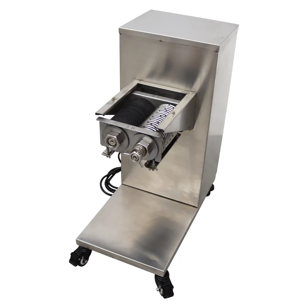 INTSUPERMAI Electric Meat Cutting Machine QE Meat Slicer Dicing Machine with 7mm Blade