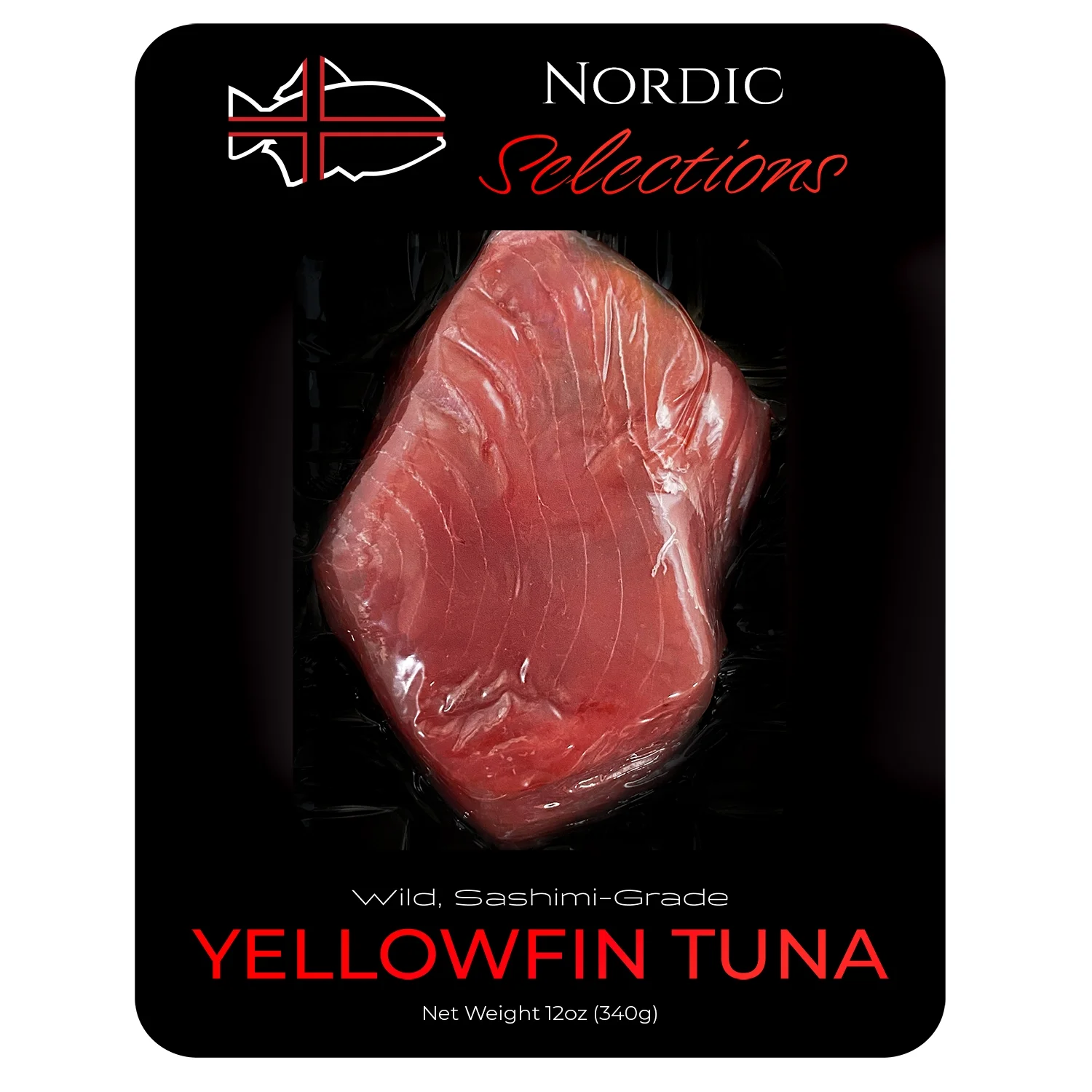 Yellowfin Tuna (Ahi) Steaks - Grade #1, Wild Caught (12oz portion)