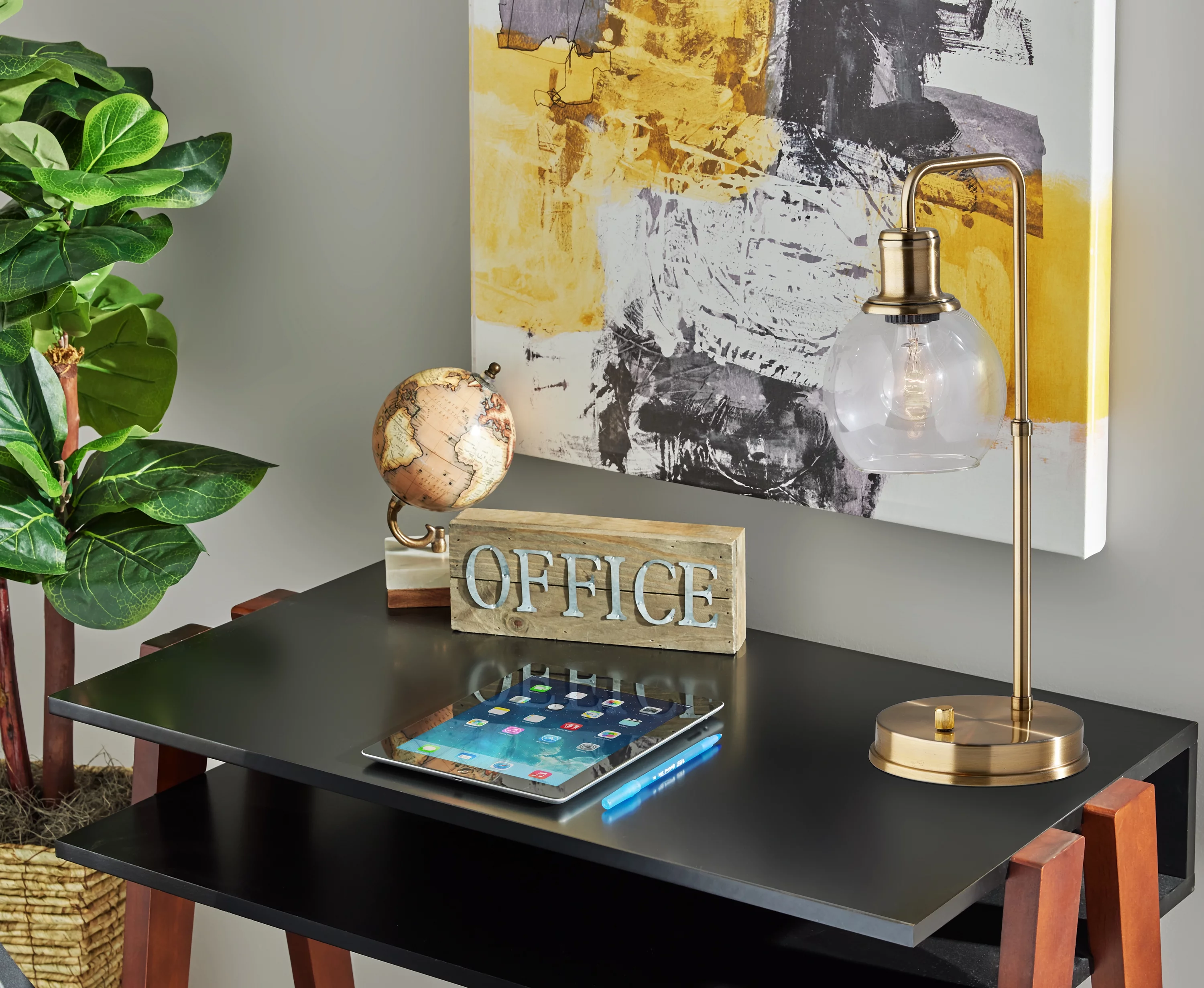 Better Homes & Gardens Gold USB Lamp LED/Metal/Any Room