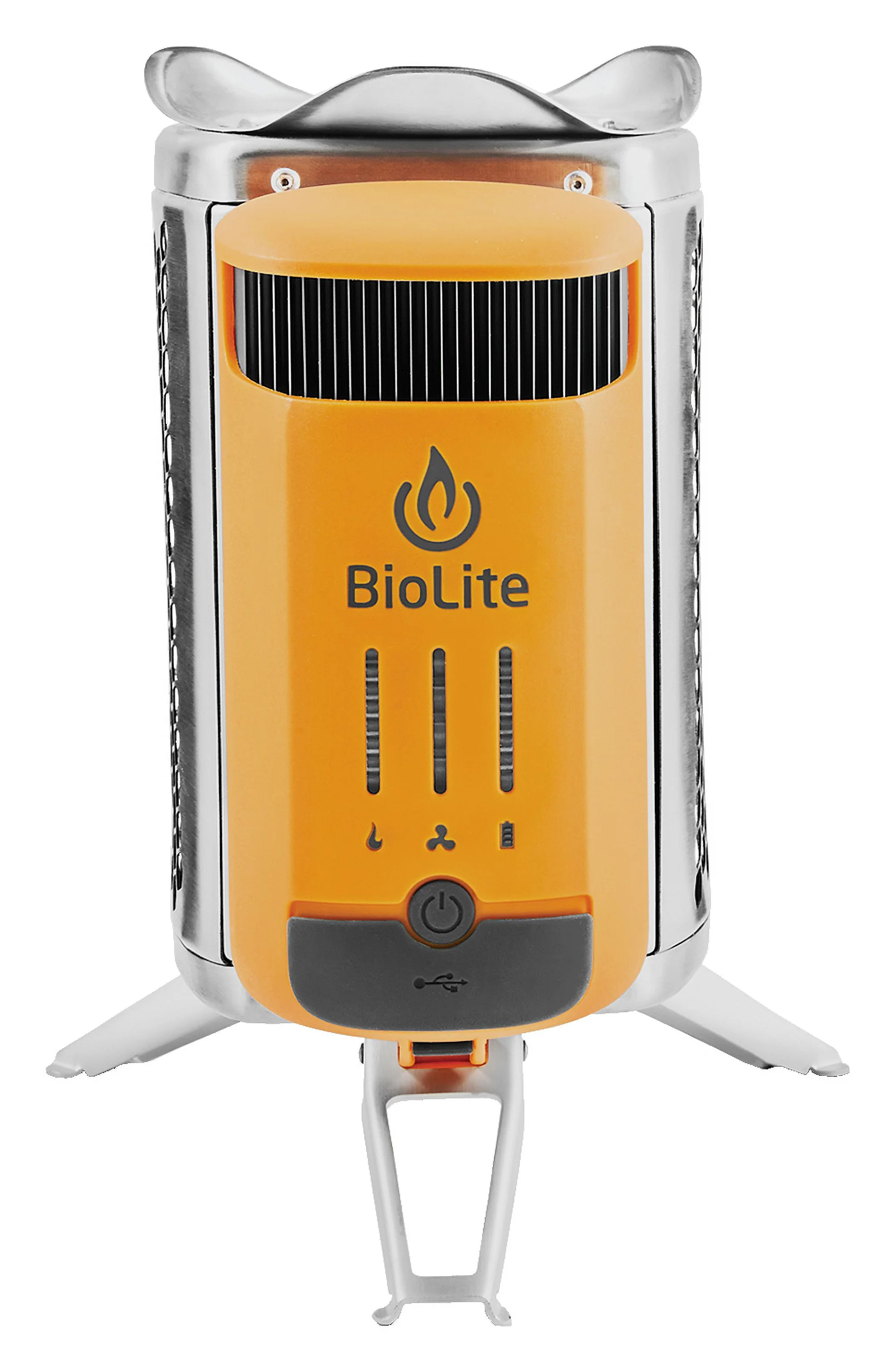 BioLite - CampStove 2 + - Silver and Yellow - CSC0200