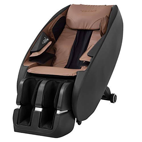 BestMassage Shiatsu Massage Chairs Full Body and Recliner Zero Gravity Massage Chair Electric with Built-in Heart Foot Roller Air Massage Easy to Move for Home Office,Black