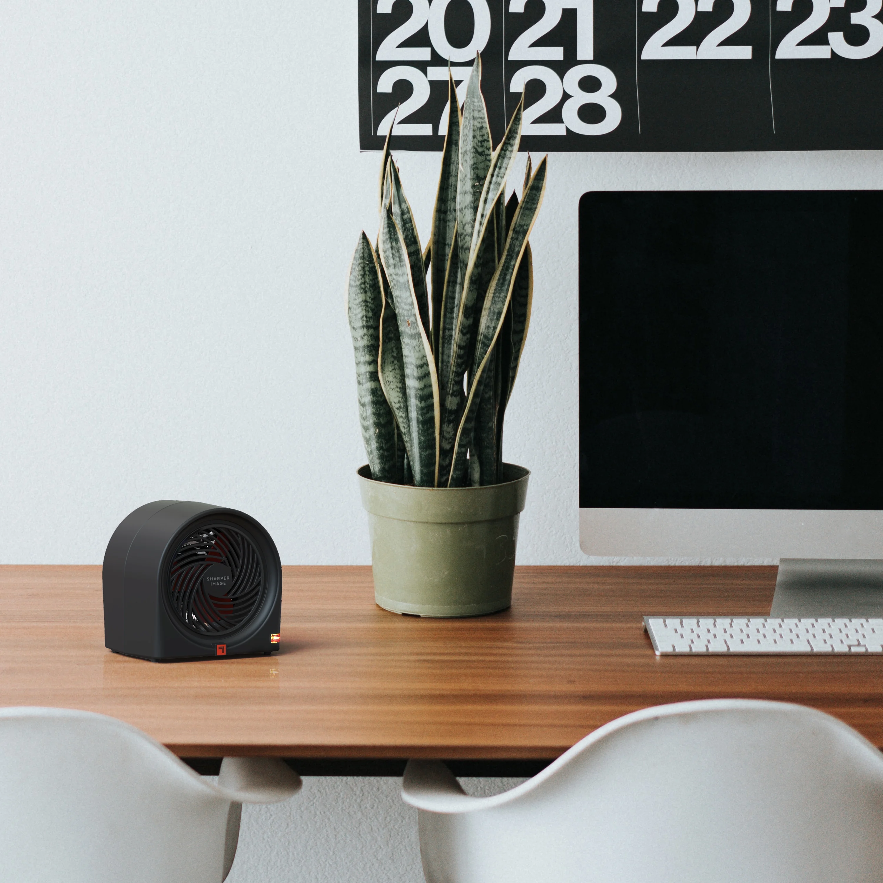 Sharper Image Radius 5 Personal Space Heater, Black (New)