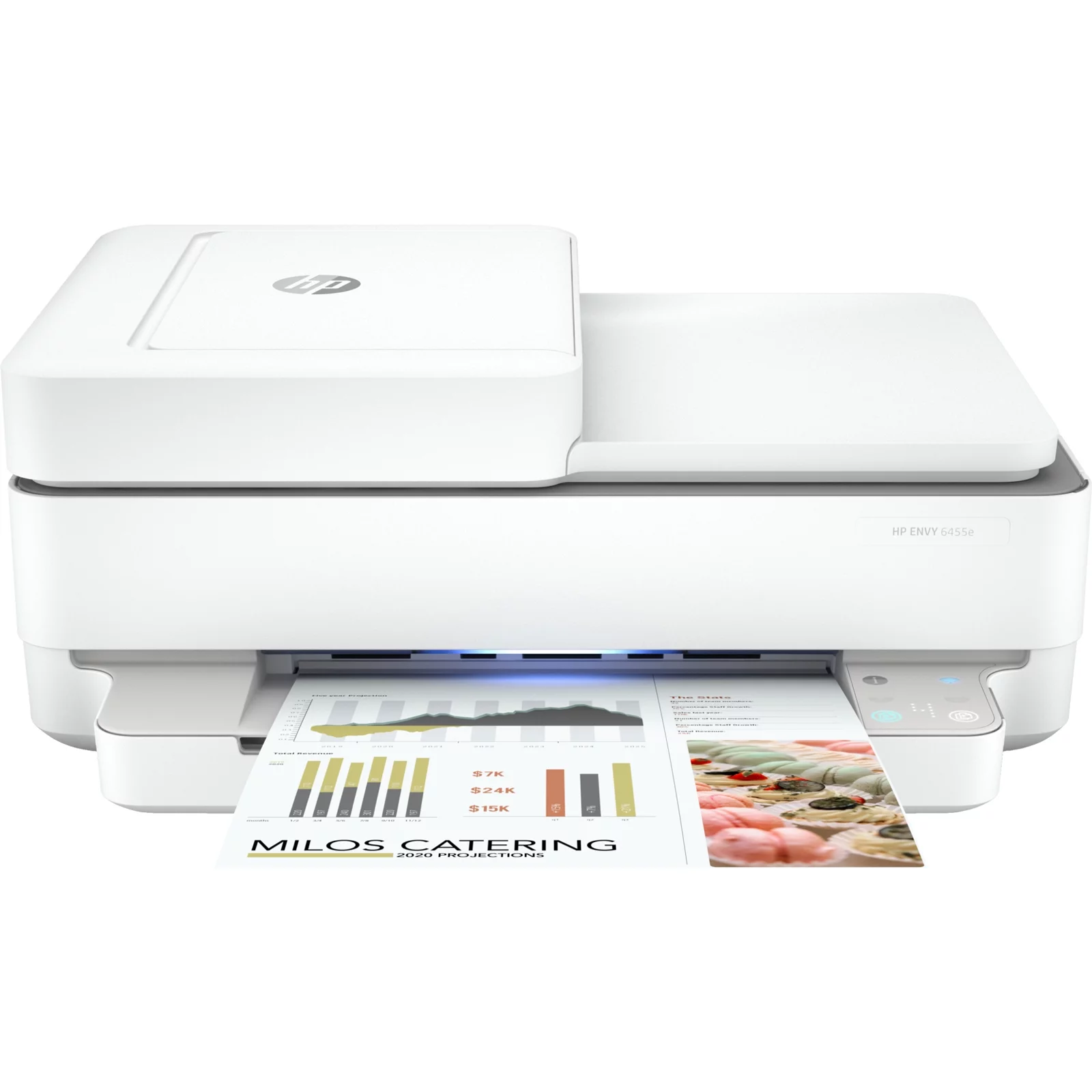 Restored Hewlett Packard Envy 6458E Wireless Color All-in-One Printer (223R3AR#1H3) (Refurbished)