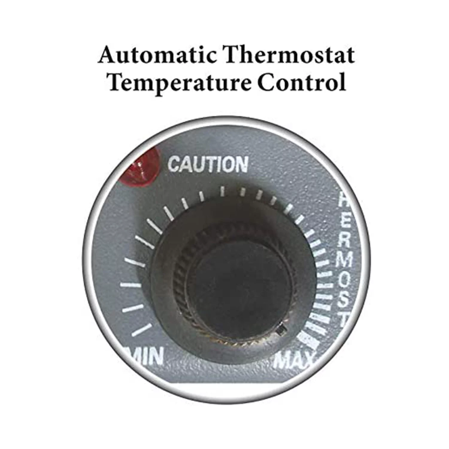 Optimus H-3001 Mini Compact Utility Personal Space Heater with Thermostat, White