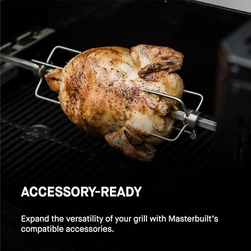 Masterbuilt? Gravity Series? 800 Digital Charcoal Grill, Griddle and Smoker with Digital Control, App Connectivity and 800 Cooking Square Inches in Black, Model MB20040221